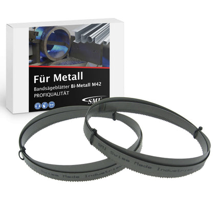 SMI Bi-Metall Bandsägeblatt M42 - 1735 x 13 x 0,9 mm 14 ZpZ 2er SET SMI Bi-Metall Bandsägeblatt M42 - 1735 x 13 x 0,9 mm 14 ZpZ 2er SET